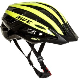 AWE AWEAir™ In Mould Adult Bike/E-Bike Helmet 55-58cm Black/Neon FREE 5 YEAR CRASH REPLACEMENT*