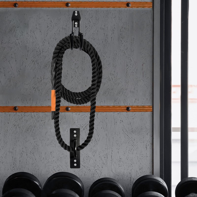 Mibcocny Battle Rope Anchor Kit Wall Mount, Set With Workout