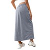 SOFIA'S CHOICE Women's Drawstring Skirts High Waist Long Skirt with