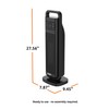 EZ-HEAT 26 inch Oscillating Digital Tower Heater with Remote Control