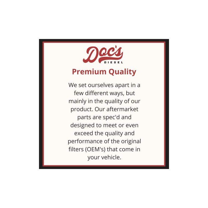 DOC'S Grand Cherokee 3.0L Diesel Filter Kit 2014-2020