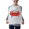 Sandhill Tools Disposable Crab Adult Bibs with Pocket, 22" x