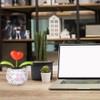 Kryoflare Solar Powered Dancing Sunflower, Car Dashboard Decorative Ornament, Office