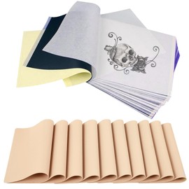 Emalla 30-Piece Tattoo Transfer Set - 10pcs Fake Skin & 20pcs Tattoo Stencil Paper