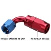 Podavelle 6AN 90 Degree Elbow Hose End Fitting Swivel Aluminum
