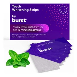 Kit De Tiras Blanqueadoras Burst Para Dientes Sensibles, 10