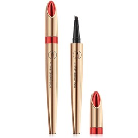 4D Liquid Eyebrow 4 Prong Eyebrow Pencil GECOMO 4 Mechanical Eyebrow New Feeling Beautiful Eyebrow Liquid 4 Branch Eyebrow Pencil Eyebrow Pencil Never Fall Off "Long Lasting 36H Effect" Tattoo Eyebrow