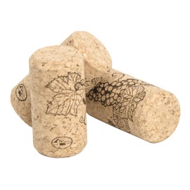 North Mountain Supply - NMS Amorim Grape #9 #9 Premium Natural Agglomerated Corks 15/16" x 1 3/4" - Bag of 100