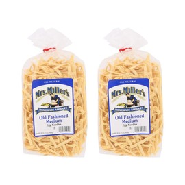 Mrs. Miller's Old Fashioned Egg Noodles, Medium 16 Ounce (Pack of 2)