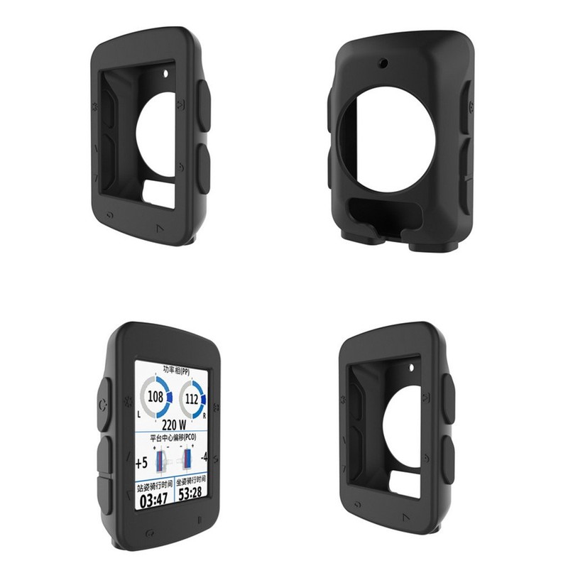Fenteer Garmin Edge 520 適用 シリコンケース 保護カバー 黒色