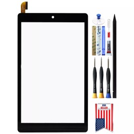 Unbranded NEW Touch Screen Digitizer Glass For Onn. 8" Kids Tablet 100044018G 100044018P - Touch Screen + Tools