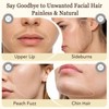 2-Step Facial Depilatory Kit, Depilatory Cream & Cyperus Serum