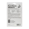 Duck Brand Felt Furniture Sliders for Hard Floors, 3.5 Inch