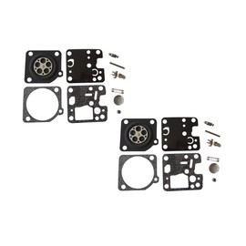 Carburetor Repair/Rebuild Kit Replaces ZAMA RB-107 for ECHO GT200 GT201 SRM200 SRM201 SRM230 SRM231 HC-160 HC-180 HC-200 ES-230 ES-231 (Pack of 2)
