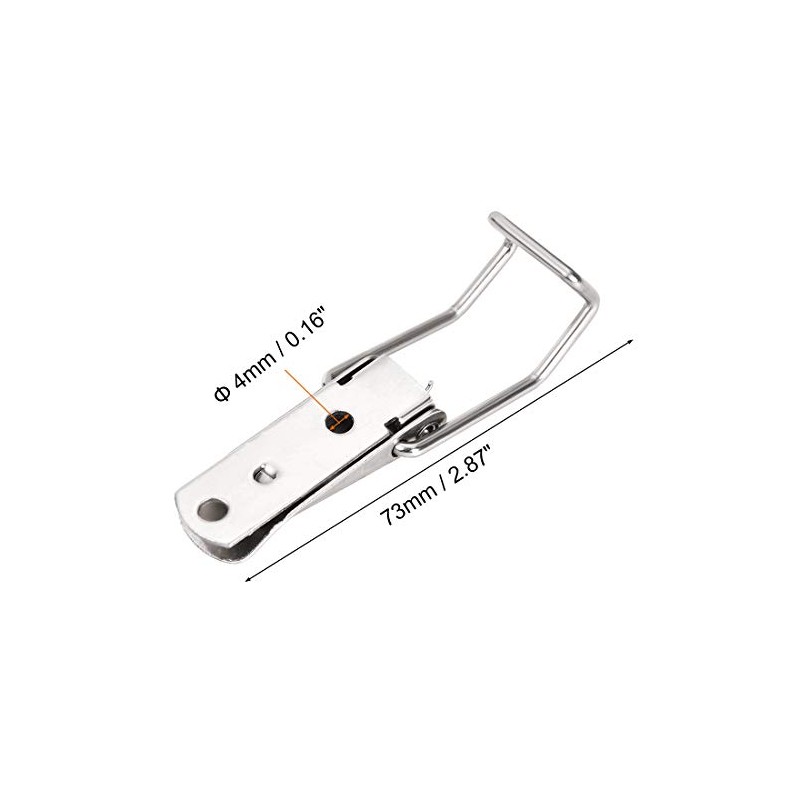 sourcing map 2.87-inch Iron Spring Loaded Toggle Latch Catch Clamp