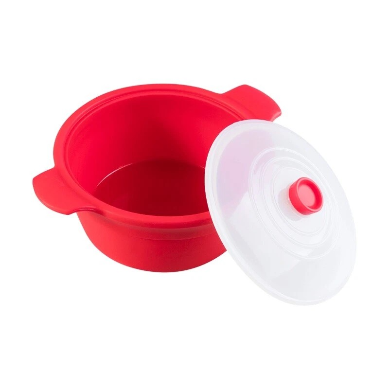 Invisioncorp Premium Silicone 40.6 oz Microwave Oven Ramen Noddle Steamer