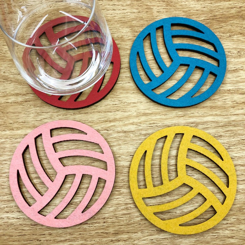 Passion for Volleyball Collection (4" Coaster Set of 4)
