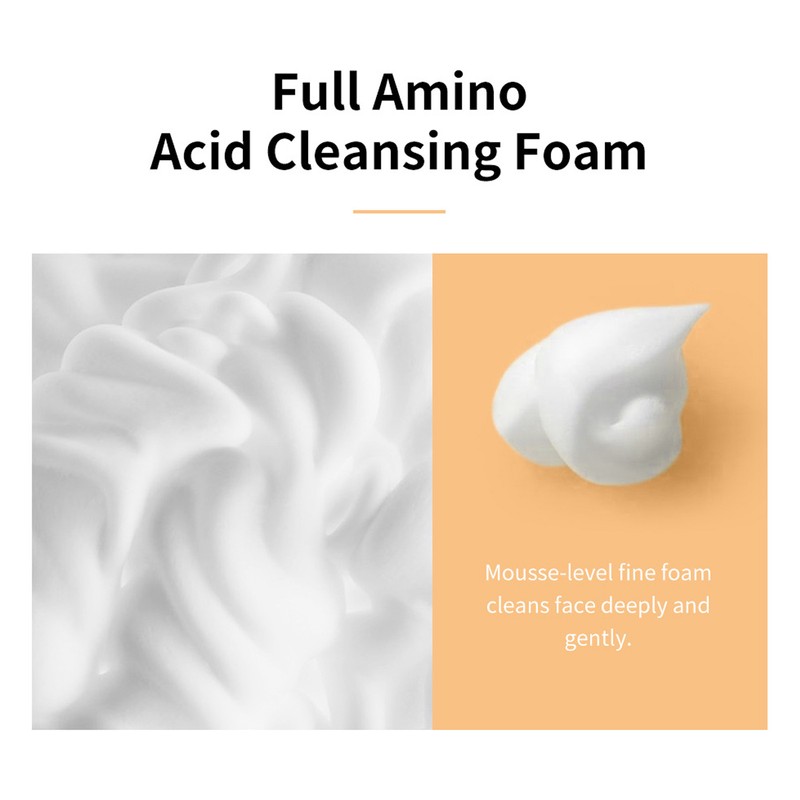 Niacinamide Facial Cleanser Deep Cleansing Brightening Whitening Vitamin C Foaming