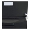 Single-Drawer Mobile Filing Cabinet, 14-3/4w x 18-1/4d x 12-3/4h, Black