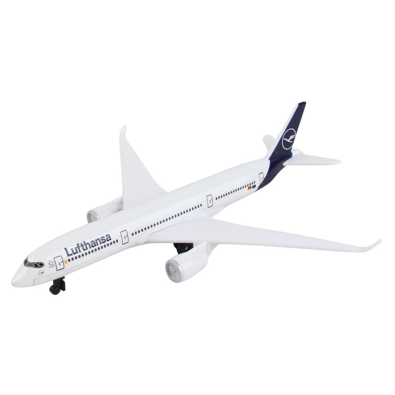 Herpa Toys Single Airplane Lufthansa A350, aeromodello giocattolo, scala ridotta,