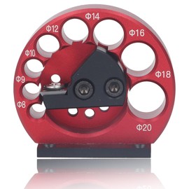 LOCADENCE Dowel Maker Jig Kit, 8mm to 20mm Adjustable Dowel Cutter Dowel Plate with Circular Blades, Electric Drill Milling Dowel Cutter Round Rod Auxiliary Tool Adapters for Wooden Rods Sticks