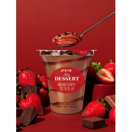 Binggrae My Dessert Strawberry Chocolate Ice Cream 220ml 5pcs / 빙그레 마이디저트 딸기초코 아이스크림 220ml 5개