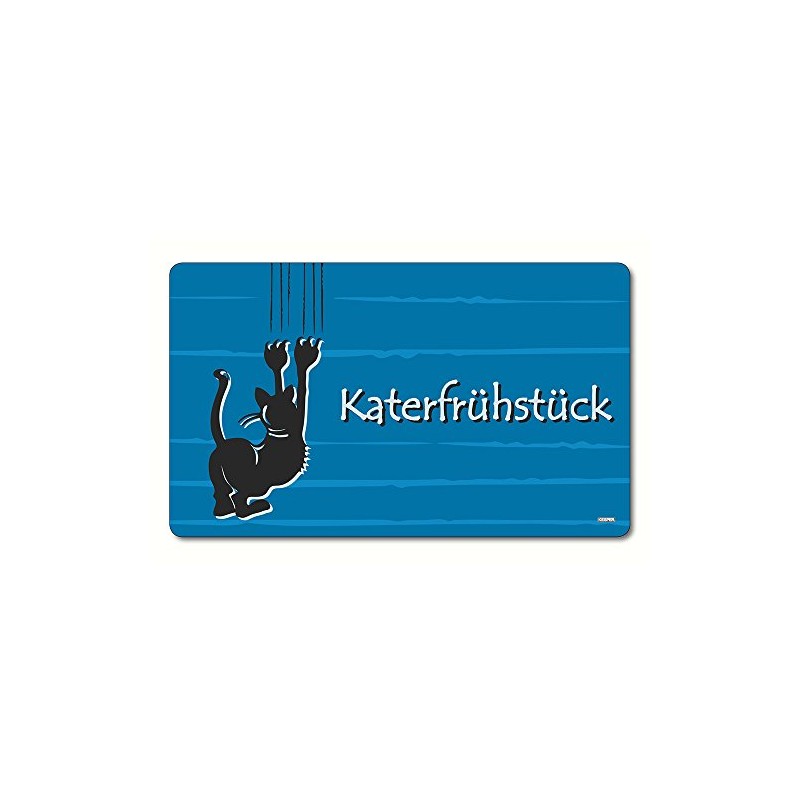 Kesper Breakfast Board KaterFrustuck of Melamine, Multi-Colour, 23.5 x 14
