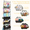 iHansee 5 Tier Stuffed Animal Storage Shelf Net, 17x61 Inch