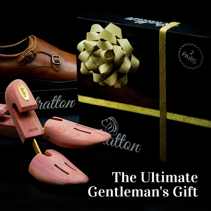 STRATTON MEN’S ADJUSTABLE SPLIT TOE CEDAR SHOE TREE - GROWN