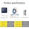 Ousam Led Solar LED Strip Lights Outdoor Waterproof 19.6FT 180