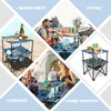 ARMOR CASTLE Folding Beach Table, Camping Table for Sand with