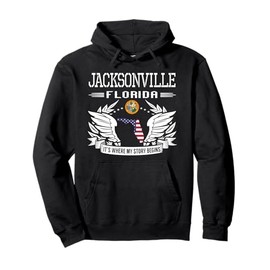 Jacksonville, FL - It's Where My Story Begins Hoodie Pullover Hoodie