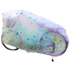 Clear Bike Cover, Bike Cover, Clear Bicycle Cover, Transparent Bike Cover, Cute Bike Cover, Opaque, Heavy Duty (Leaves (L) 220 x 120)