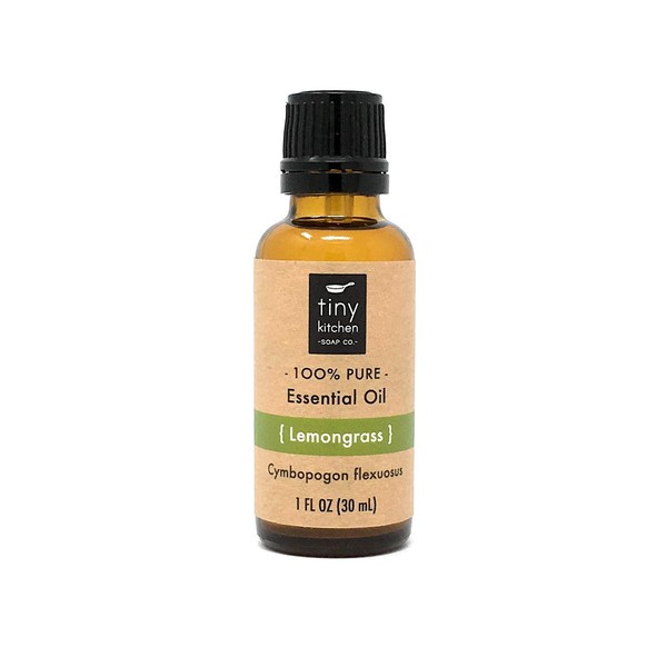 Pure Lemongrass Essential Oil - Cymbopogon flexuosus (30 mL /