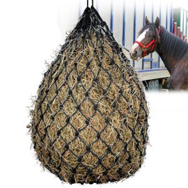GKZB Hay Net for Horses Hay Bag for Horses 70 x 50 cm Hay Bag Capacity Approx. 3.5 kg Feeding Net Mesh Size 5 x 5 cm Hay Net Horses for Horses / Goats / Sheep
