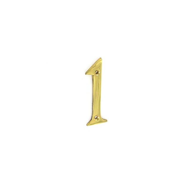 SEC 75MM Brass Numeral 1 S2501