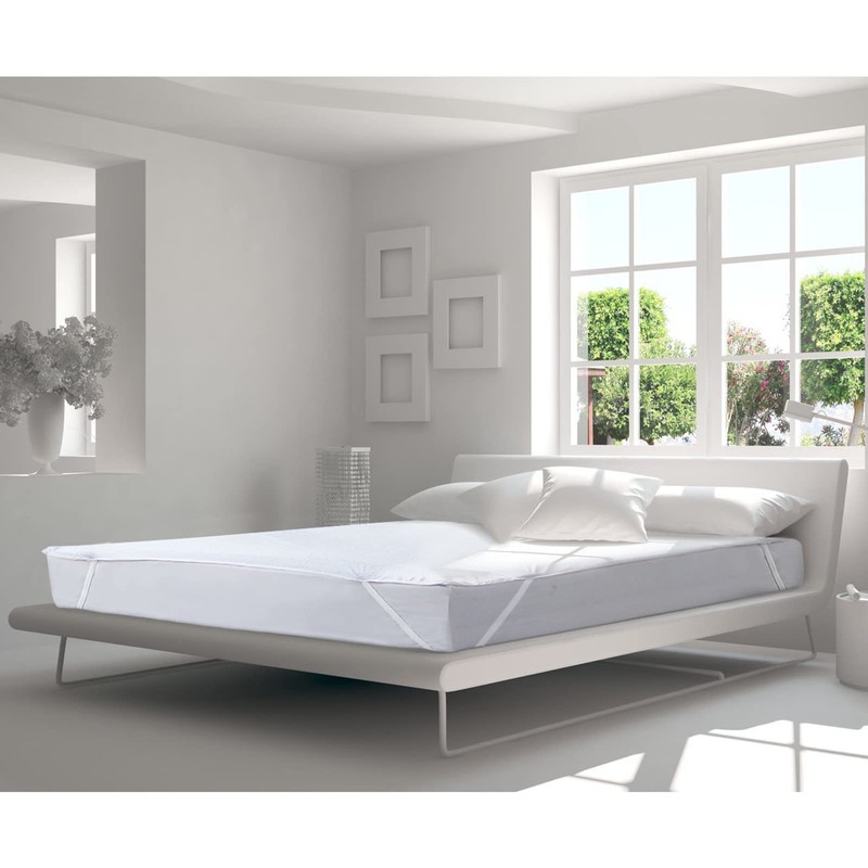Bedecor Single Mattress Protector, Cotton Terry Waterproof Mattress Protector Single