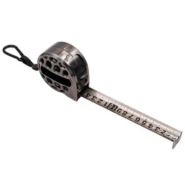 Alnicov Retractable Tape Measure High Precision Retractable Hollow Tape Measure Stainless Steel Tape Measure for Industrial and Home Use (7.5m 25mm)