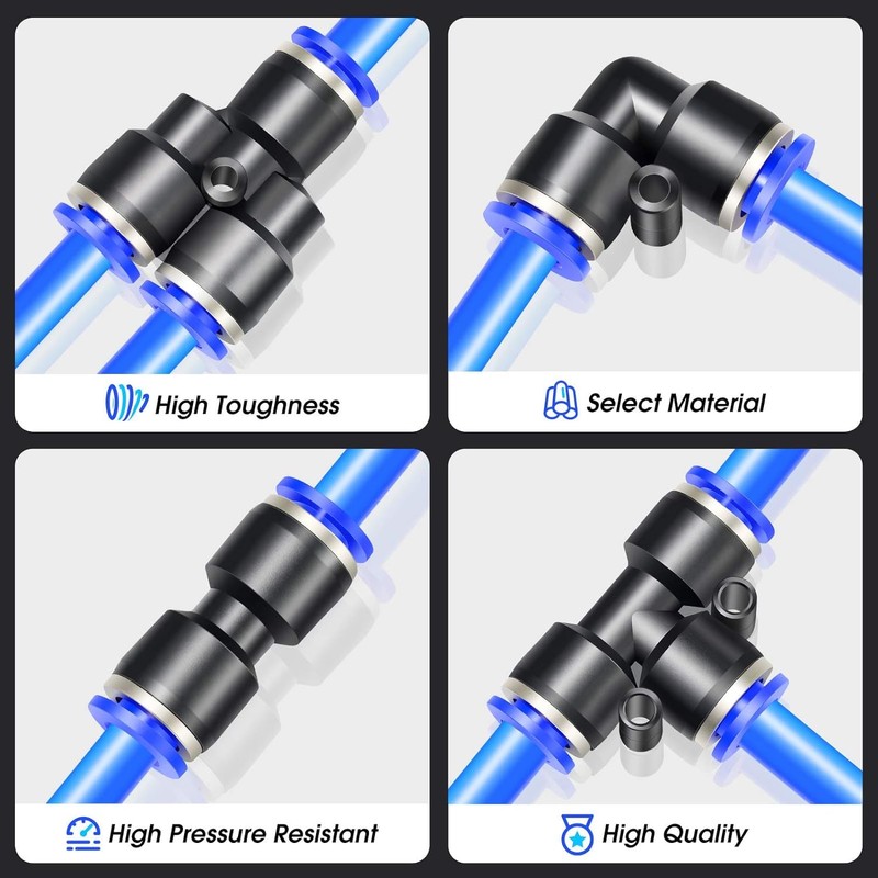 TAILONZ PNEUMATIC Blue 8mm or 5/16 OD 5mm ID Polyurethane