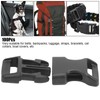 100Pcs Quick Side Release Buckles Plastic Heavy Duty Strap Clip