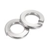 sourcing map Split Lock Washer, 1/4-Inch 304 Stainless Steel Spring