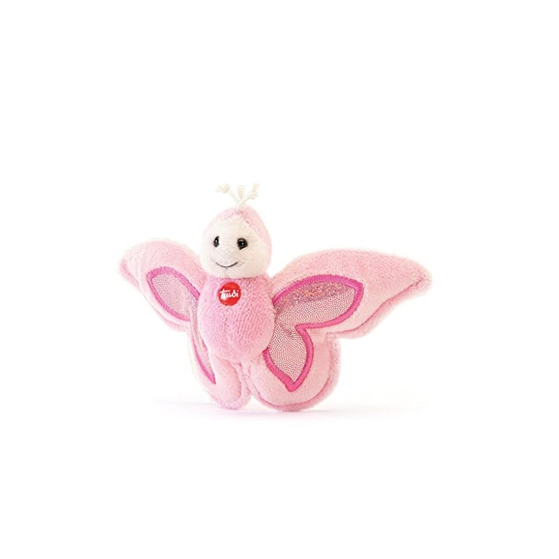 Trudi 51325 Butterfly Mini Plush, Pink, XXS