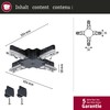 Paulmann 97657 URail X-connector 104x104mm max. 1.000W black matt rail