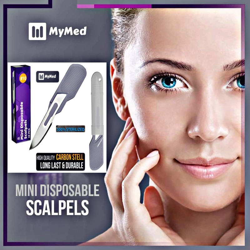 MyMed Disposable Mini #10 Scalpel Dermablade | Mini Box Cutter