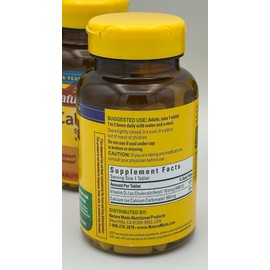 Nature Made Calcium with Vitamin D3 500 mg 130 Tabs - Pack of 4! Exp Sept/2026