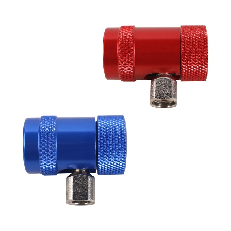 2 x Quick Couplings Plug High/Low Pressure Adapter Quick Coupling