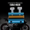 HugeAuto Dual Cable Oiler Lubricator Luber Tool Universal Twin-Clamp Cable