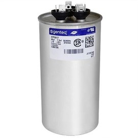 GE Genteq Round Capacitor 60 7.5 uf MFD 370 Volt Z97F9817 97F9817