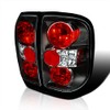 Spec-D Tuning Black Tail Lights Compatible with 1996-2004 Nissan Pathfinder, 1997-2004 Infiniti QX4 Left + Right Pair Assembly
