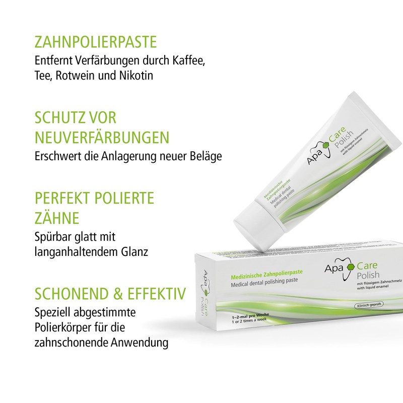 3x Apacare Professional Home Tooth Polishing Paste (20ml)